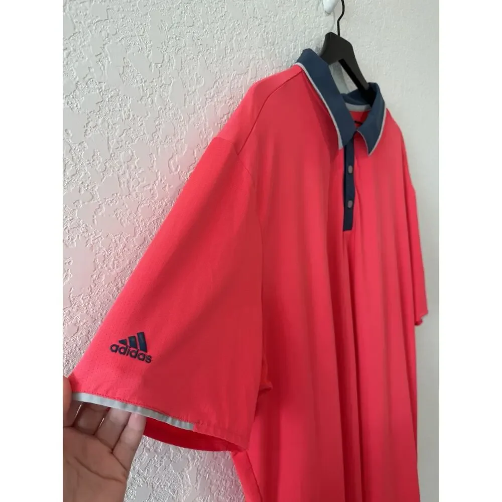 Adidas Climacool Hot Pink Lightweight Men’s Size 3xl Polo